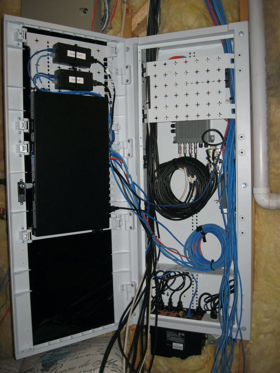 Large Structured Wiring Panel